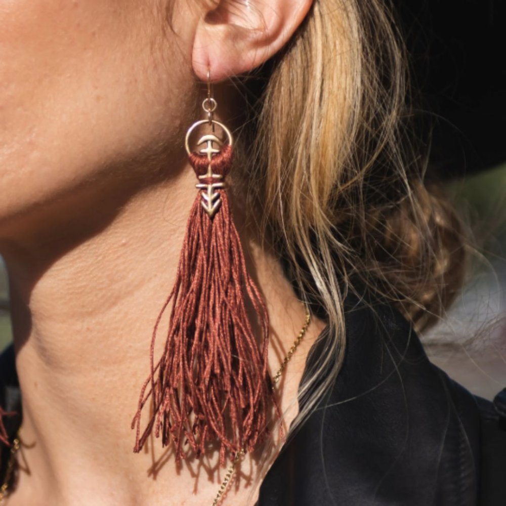 Recycled Bronze Earrings